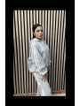 CONJUNTO CHÁNDAL LAZOS GRIS T.ÚNICA