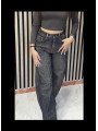 PANTALÓN VAQUERO ANIMAL PRINT BALLON FIT