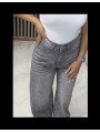 PANTALÓN VAQUERO BRILLO GRIS